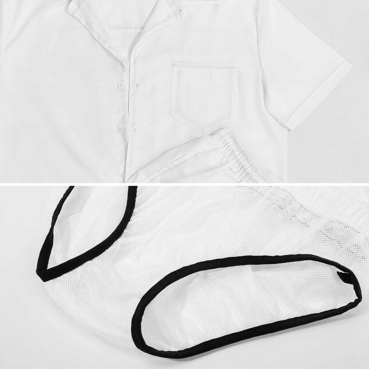 GUADELOUPE Men's Shirt and Shorts Outfit