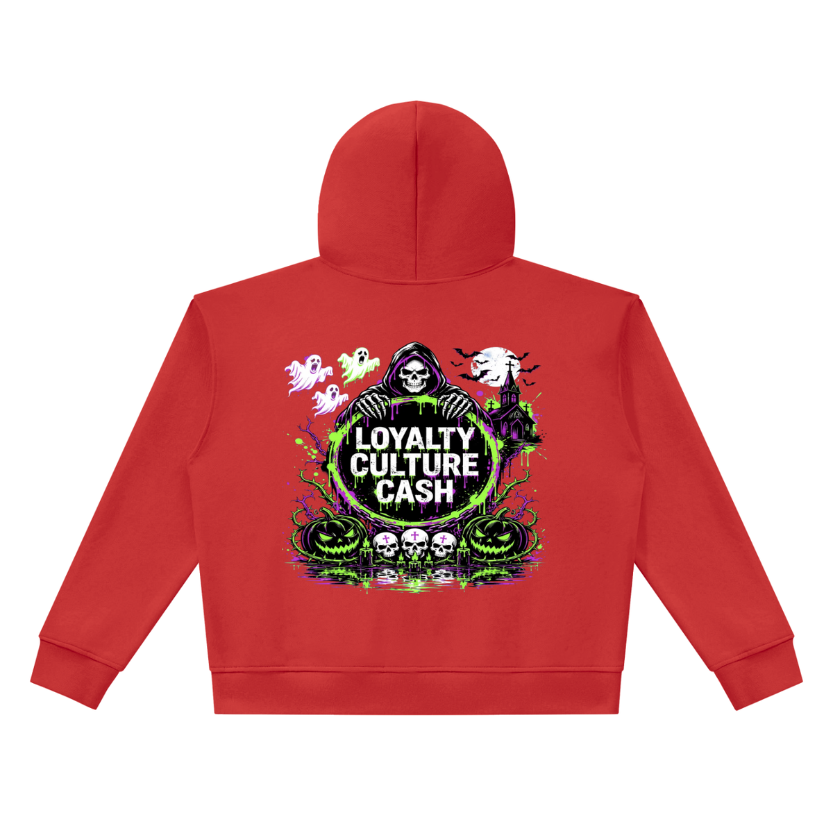 DARKSIDE Full Zip Boxy Hoodie