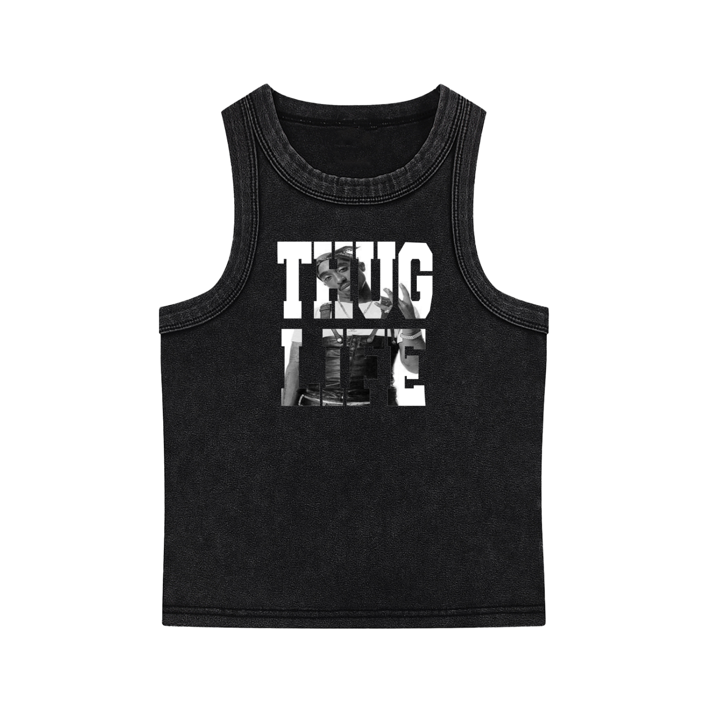 SHAKUR Snow Washed Tank Top
