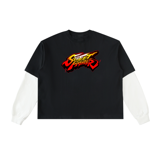 Street Fighter(DF) Contrast Sleeve T-Shirt
