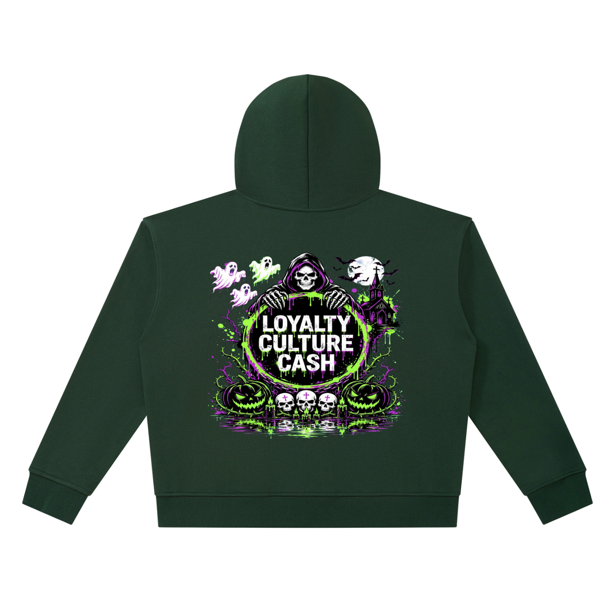 DARKSIDE Full Zip Boxy Hoodie