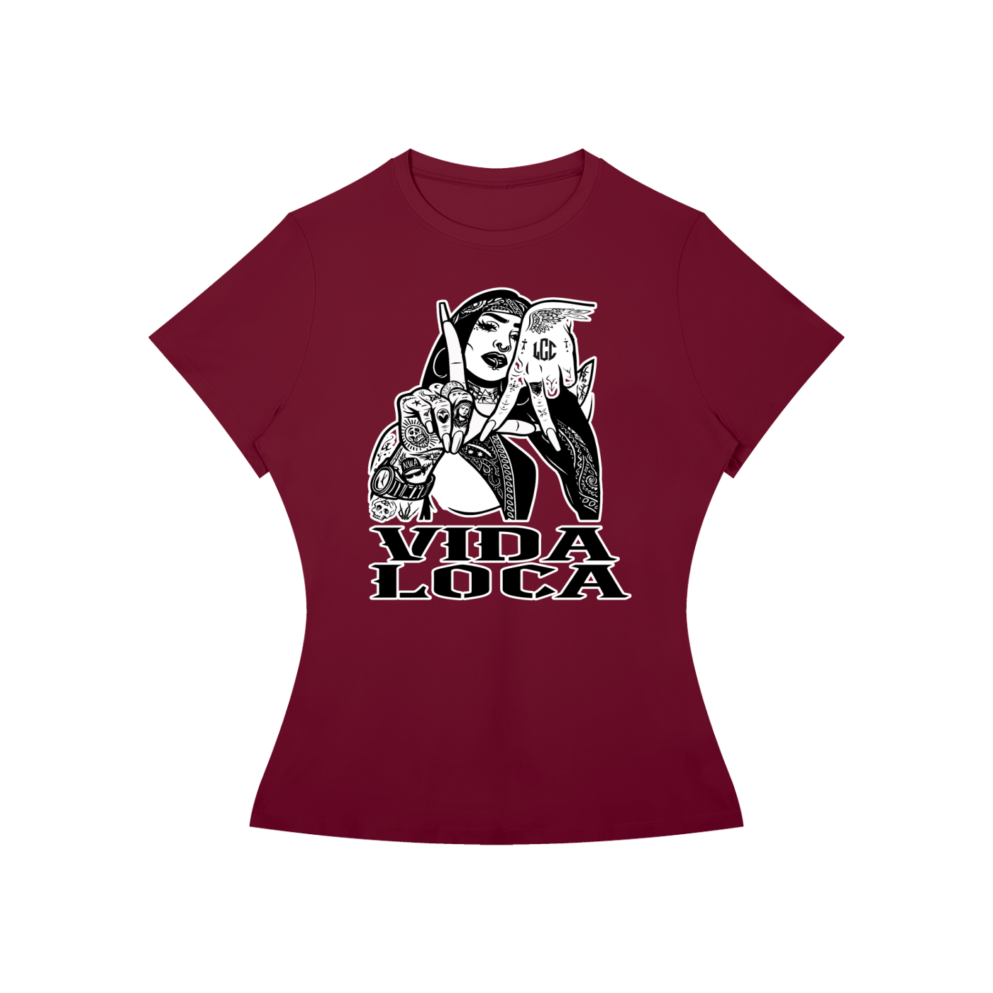 LA VIDA LOCA Women’s Slim Fit T-Shirt