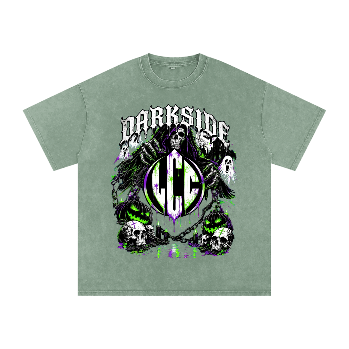 DARKSIDE Snow Washed Oversized T-Shirt