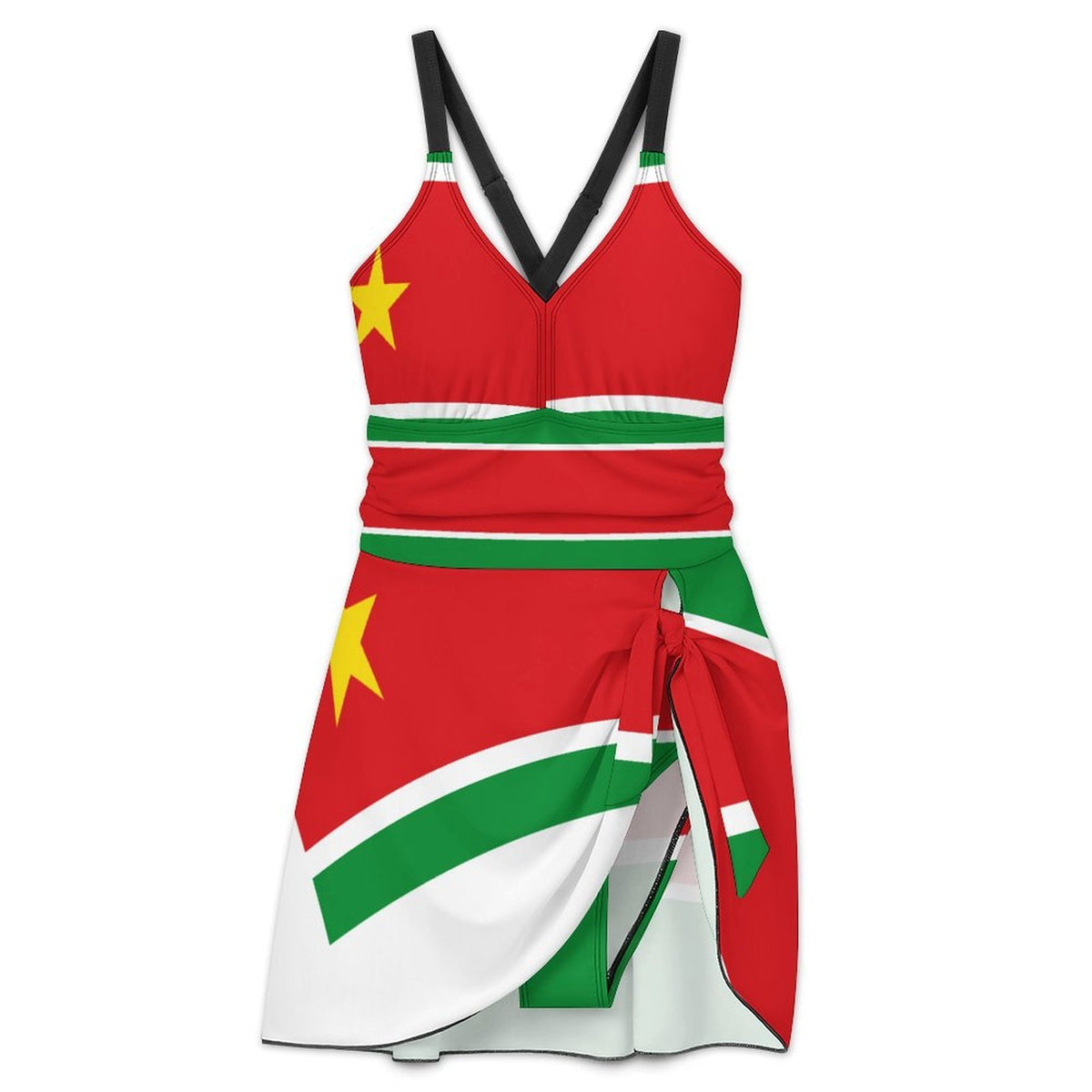 GUADELOUPE Women's Hem Tie One-Piece Swimsuit