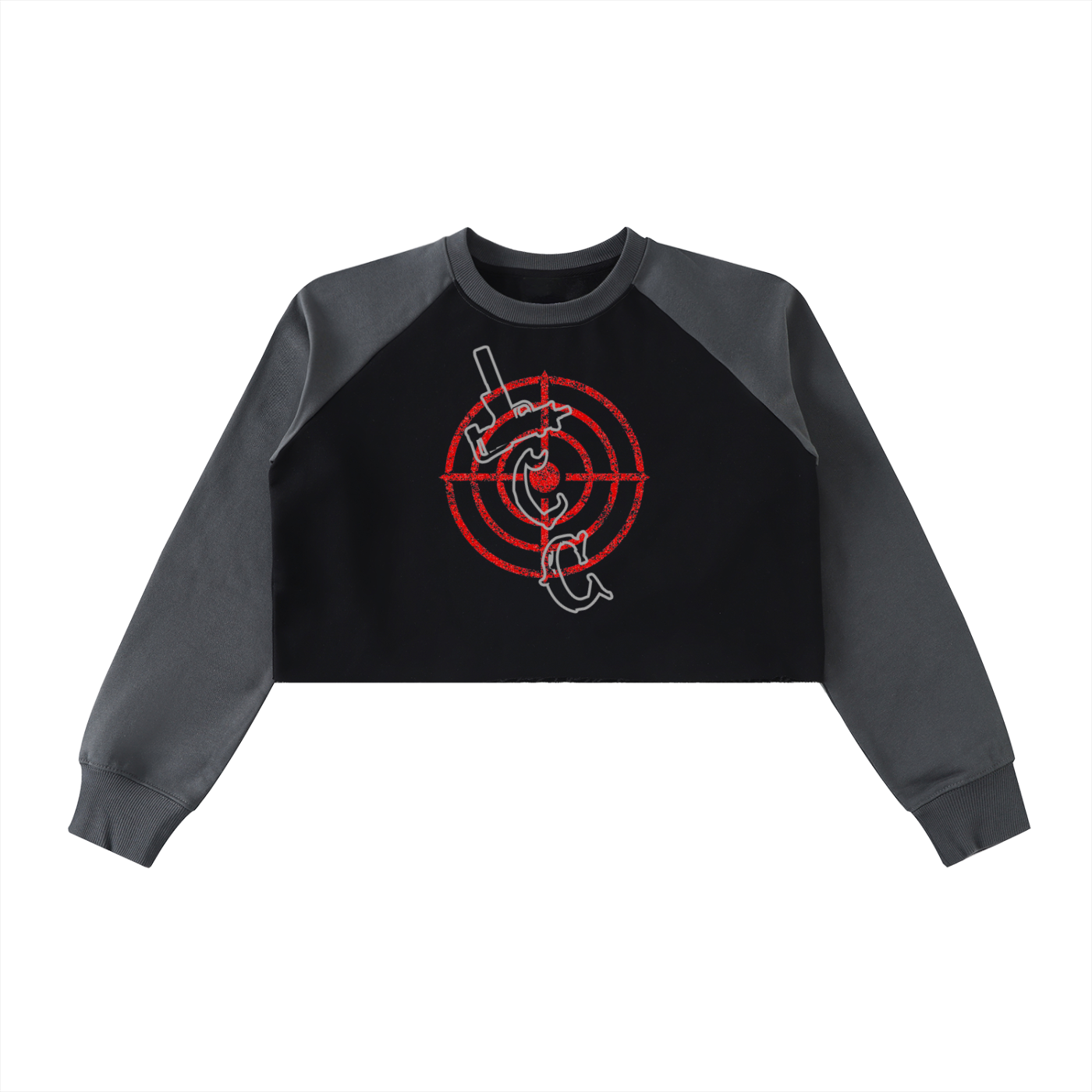 LCC TARGET  Raglan Crop Sweatshirt