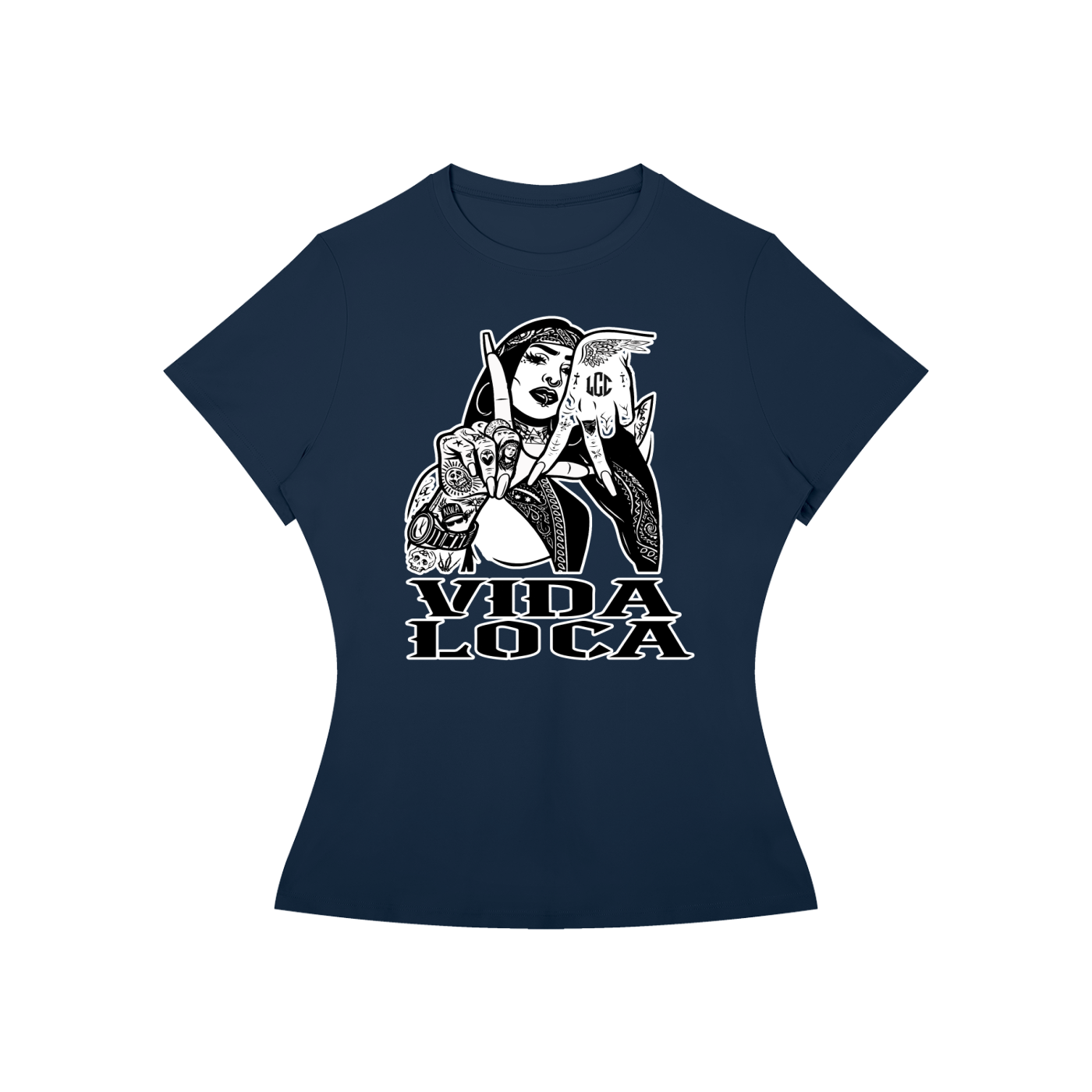 LA VIDA LOCA Women’s Slim Fit T-Shirt