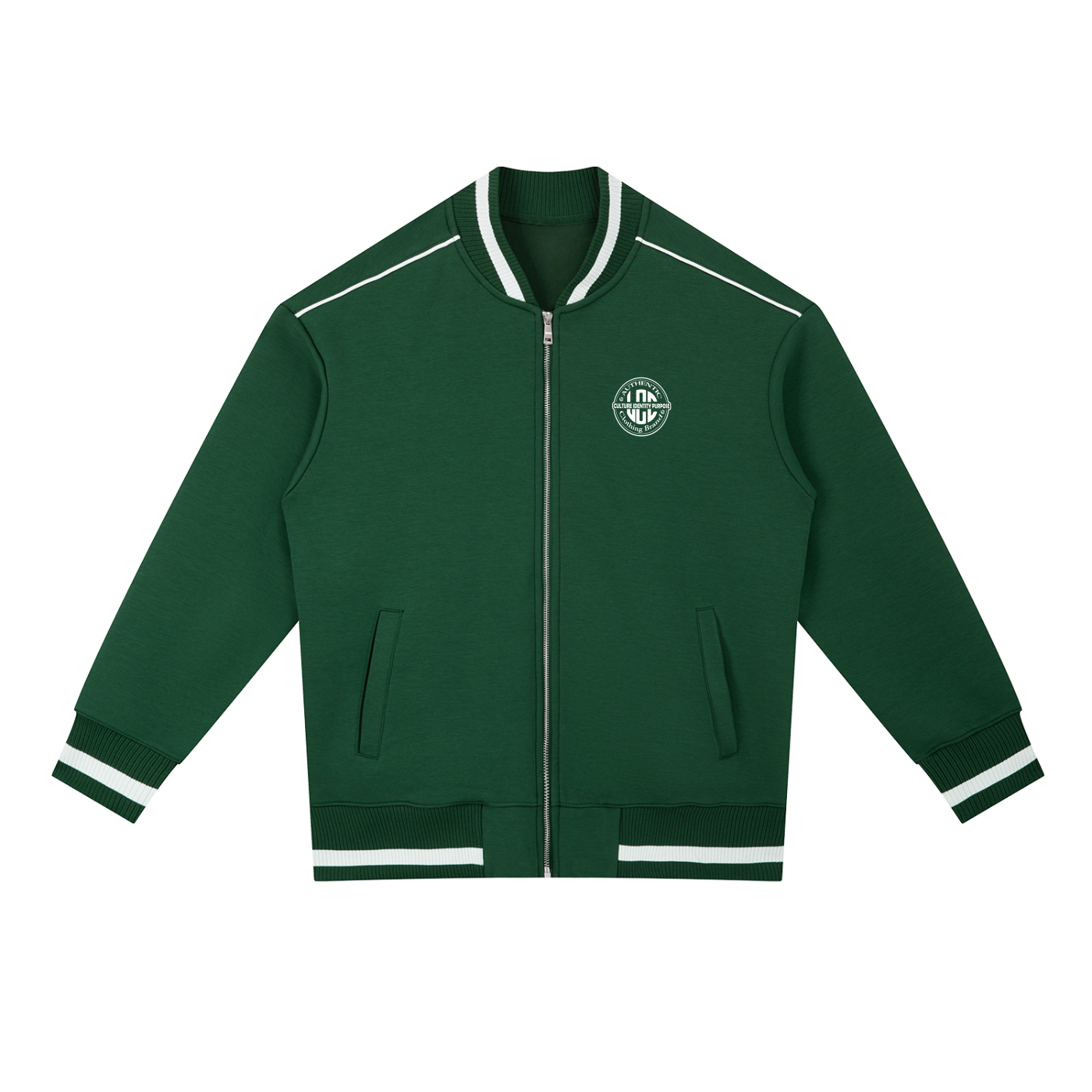 LCC AUTHENTIC Contrast Piping Zip Bomber Jacket