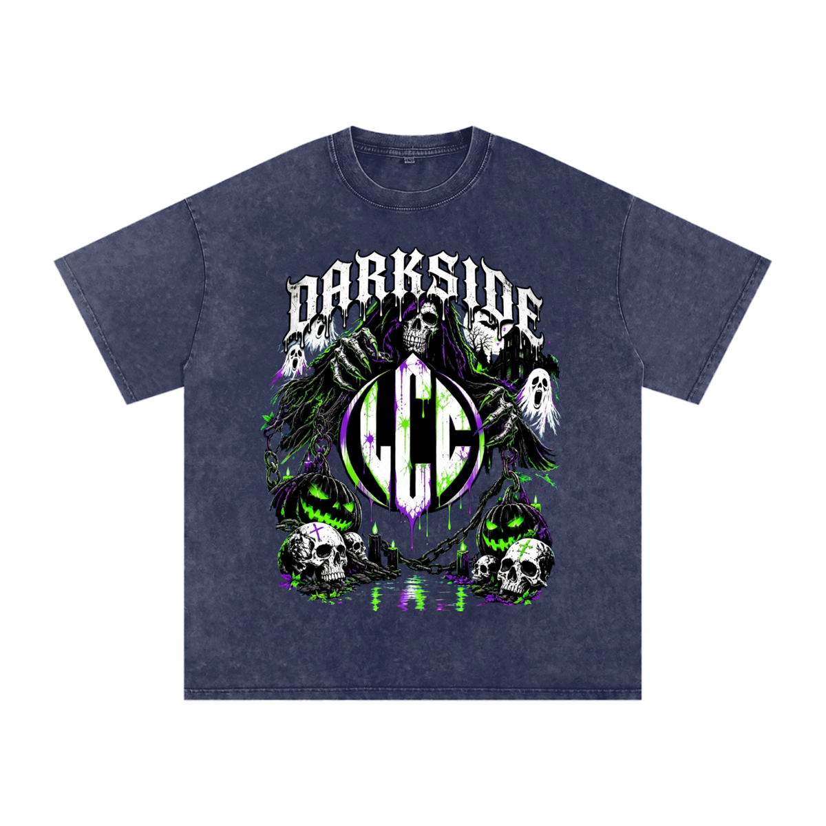DARKSIDE Snow Washed Oversized T-Shirt