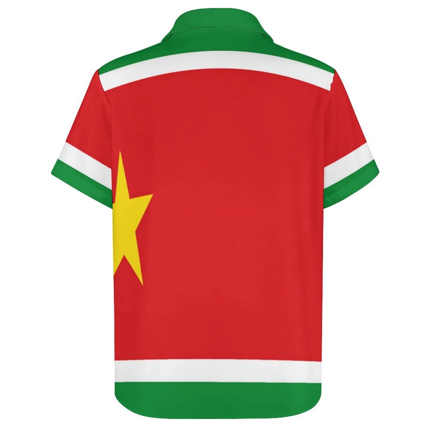 GUADELOUPE Men's Short Sleeve Shirt with Pocket