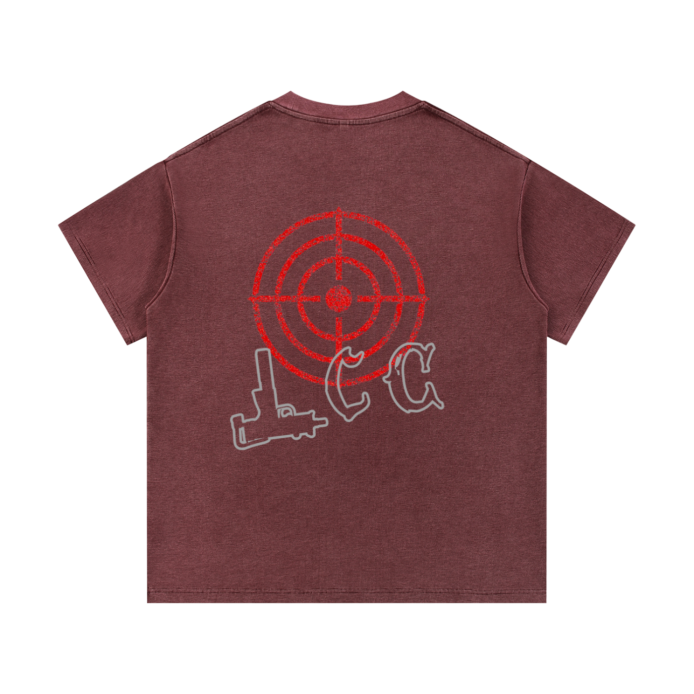 LCC TARGET Mineral Wash Waffle Knit T-Shirt