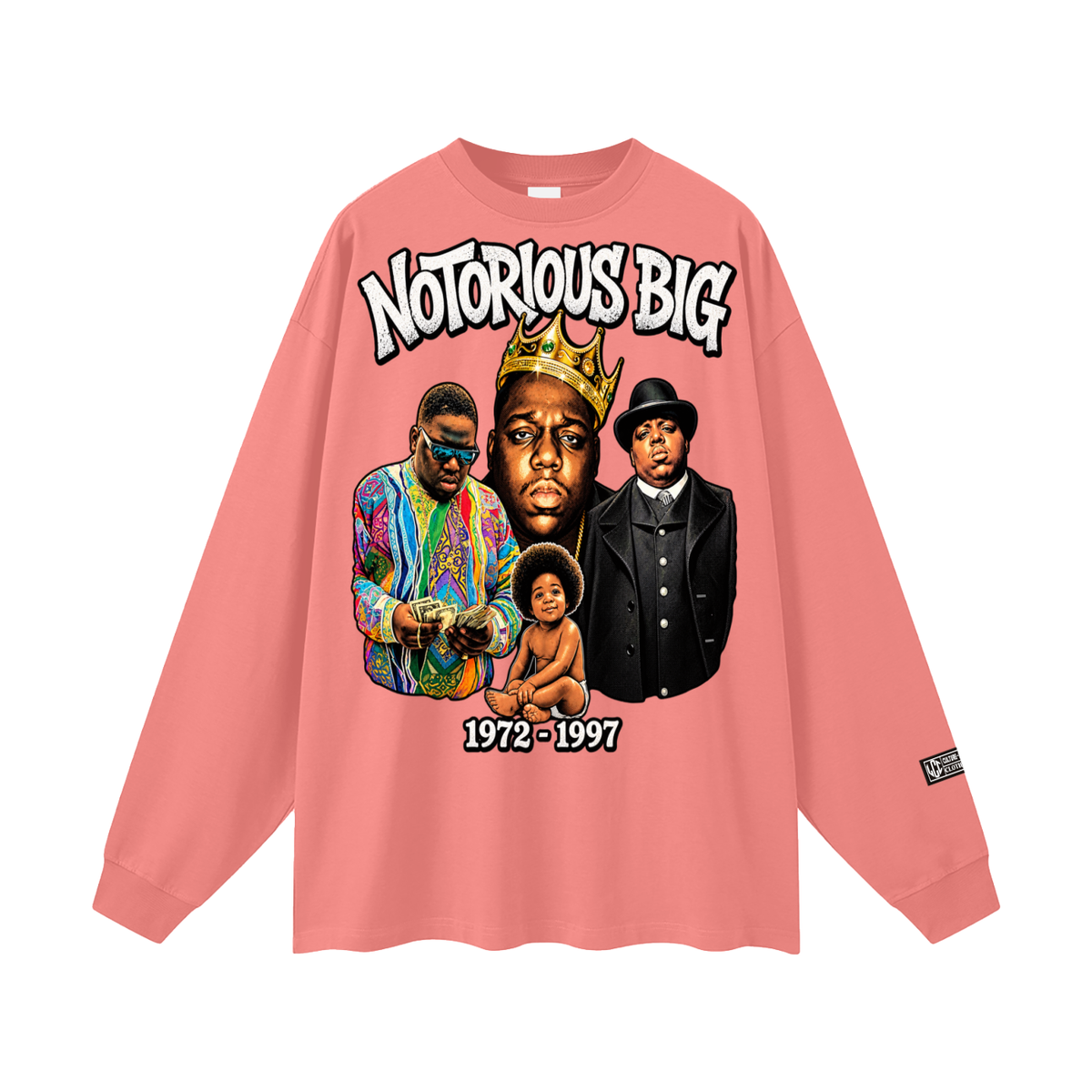 NOTORIOUS BIG Oversized Unisex Long Sleeve T-Shirt