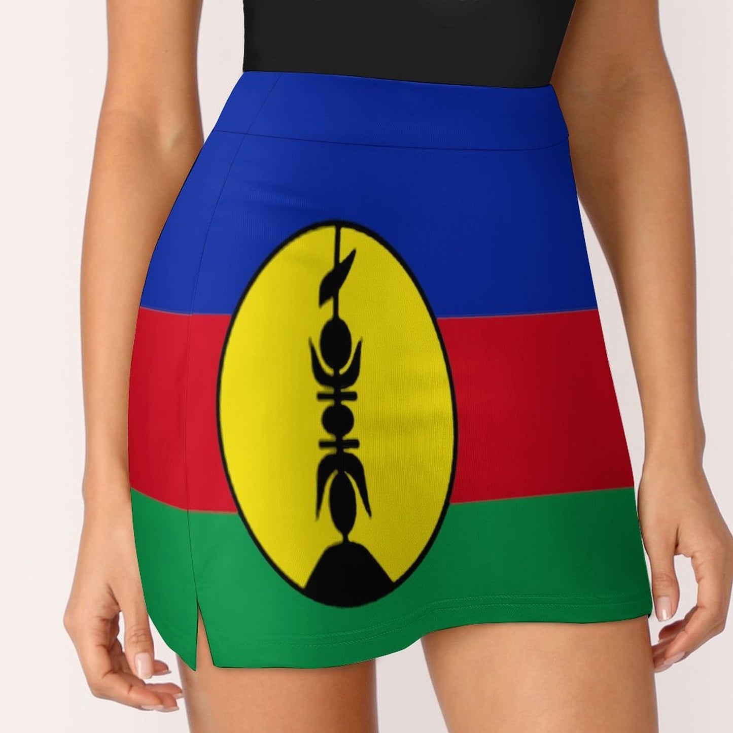 NOUVELLE CALEDONIE Anti-Emptied A-Line Skirt with Pocket