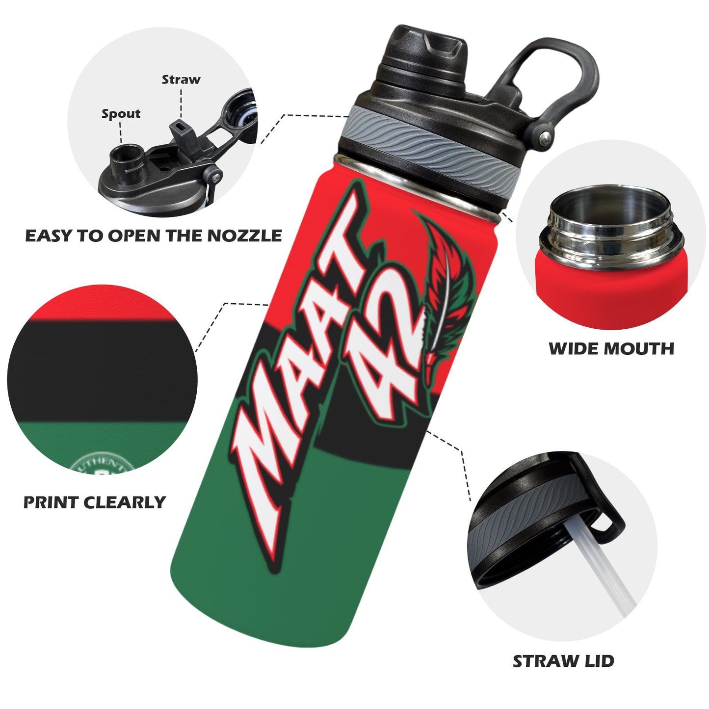 MAAT42 Water Bottle18oz