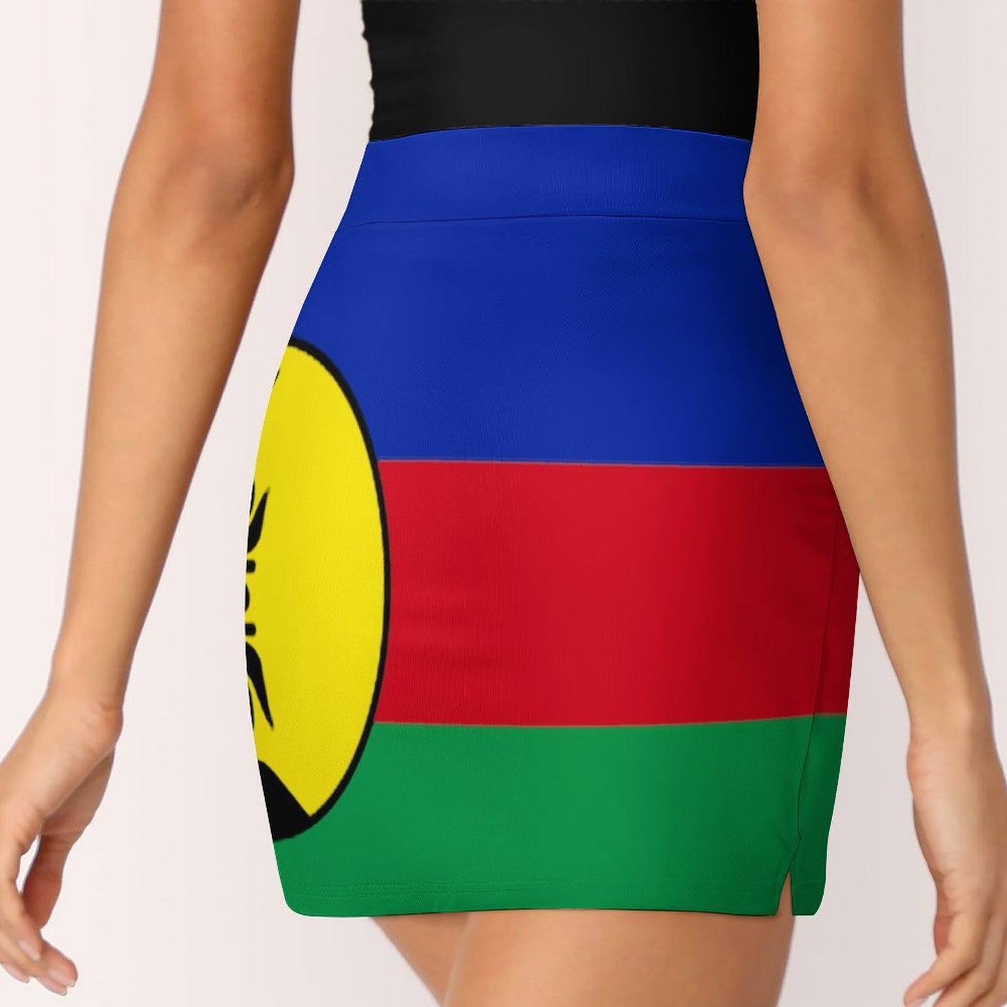 NOUVELLE CALEDONIE Anti-Emptied A-Line Skirt with Pocket
