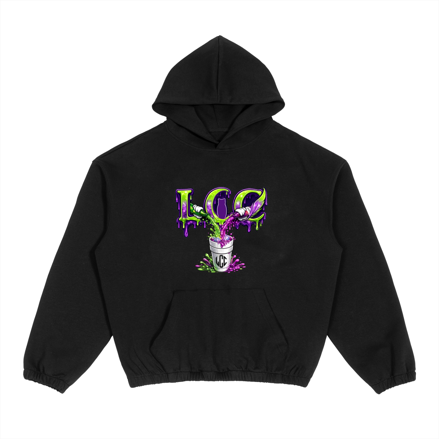 ACTIVIS Boxy Cinched Hem Hoodie