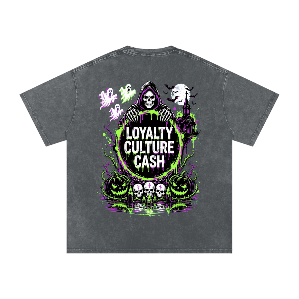 DARKSIDE Snow Washed Oversized T-Shirt