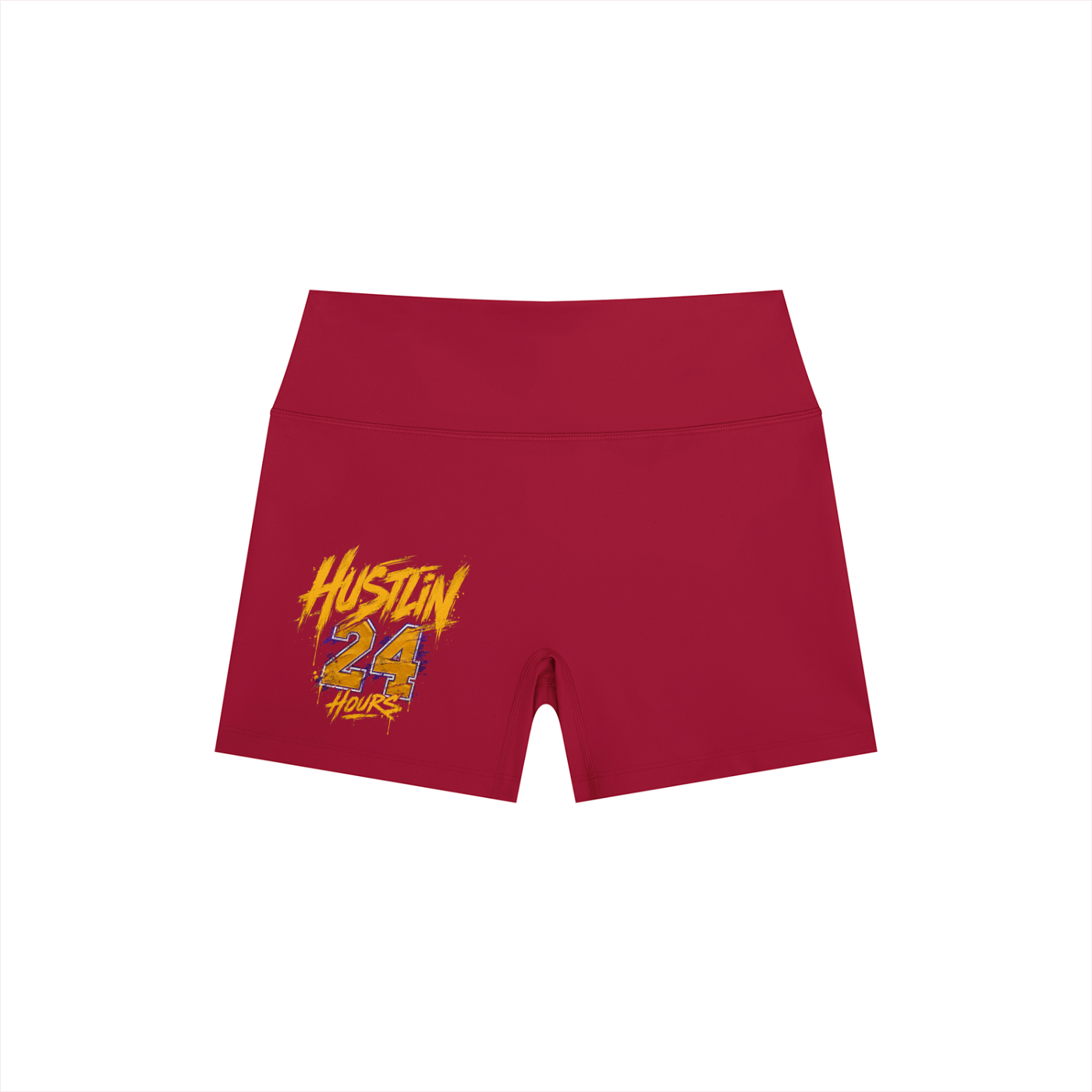 HUSLTIN 24HOURS Women’s Yoga Shorts