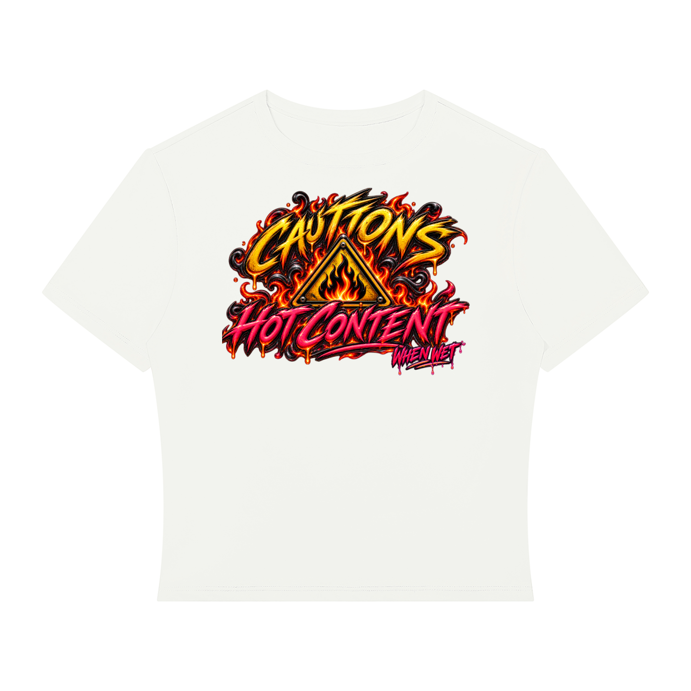 HOT CONTENT Women’s Crop T-Shirt