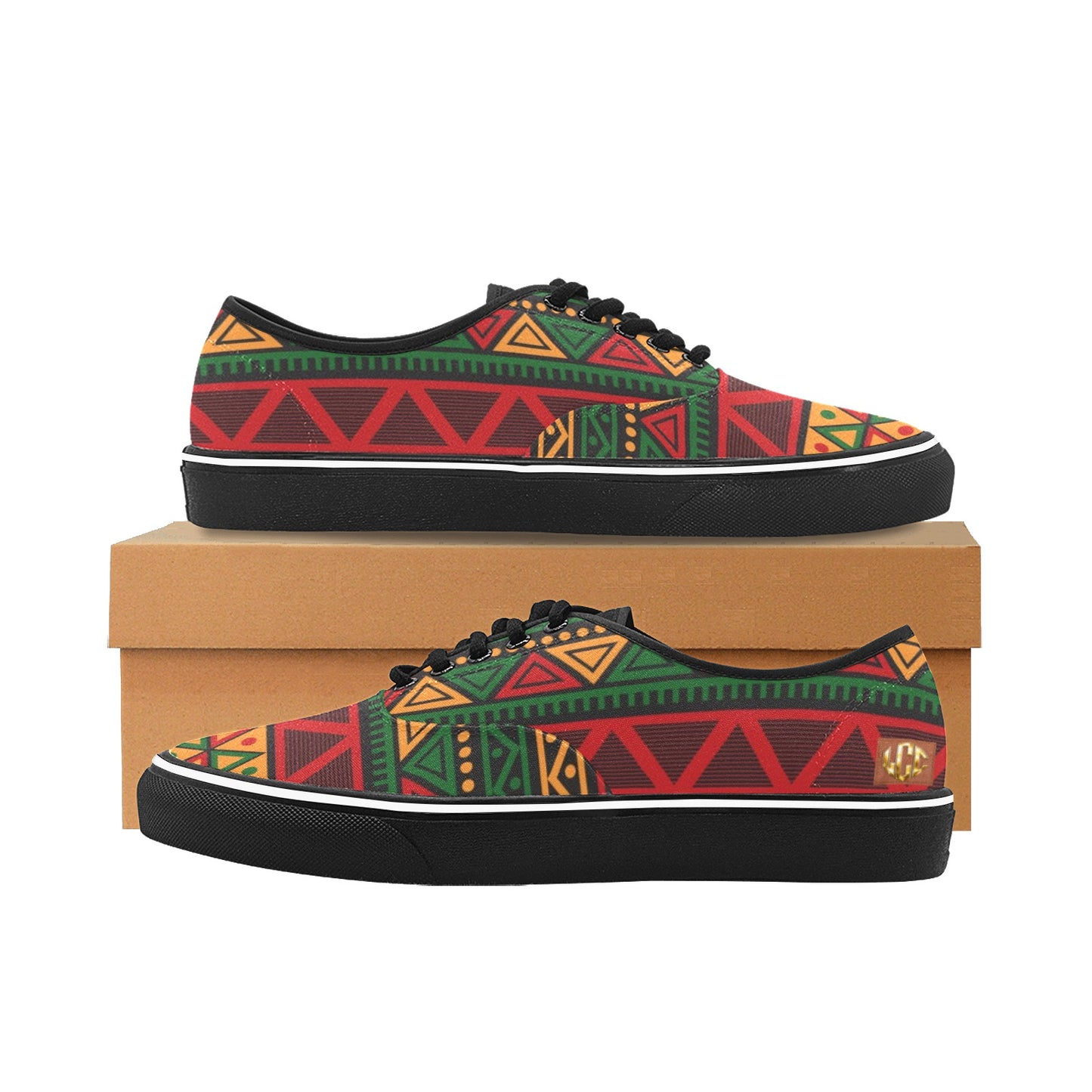 AFRICAN MIDCLOTH  Men's Canvas Shoes