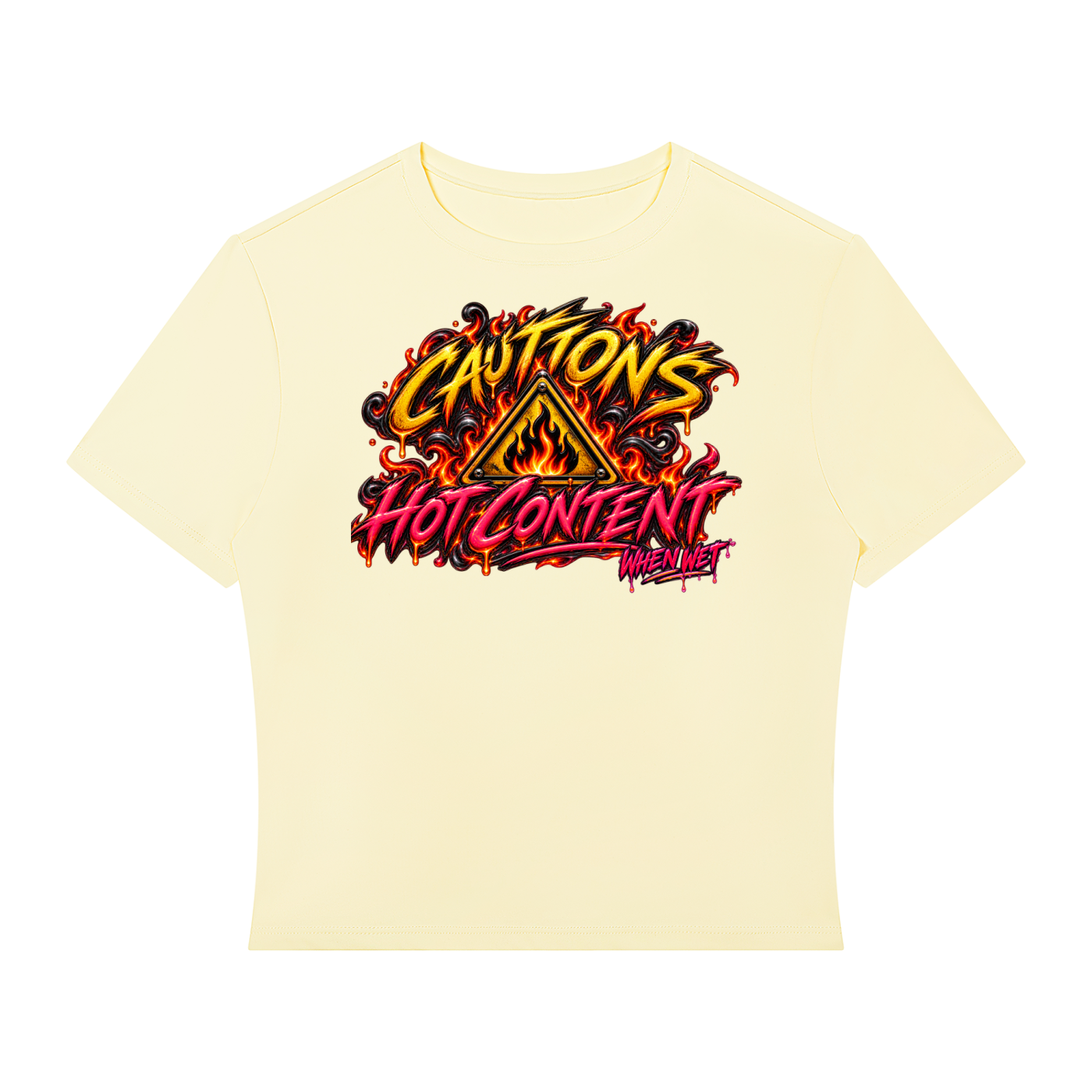 HOT CONTENT Women’s Crop T-Shirt