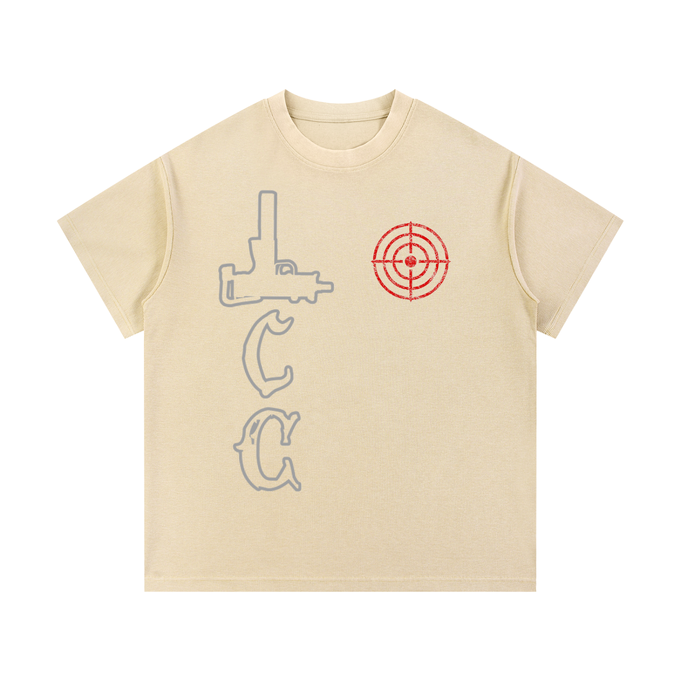 LCC TARGET Mineral Wash Waffle Knit T-Shirt