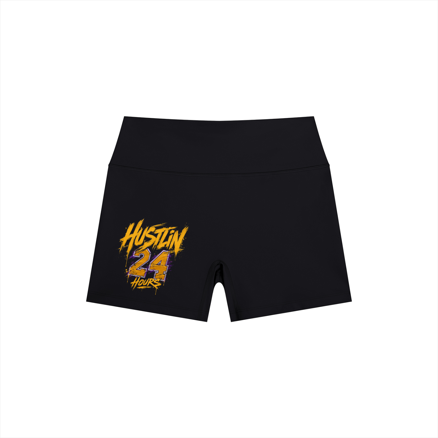 HUSLTIN 24HOURS Women’s Yoga Shorts