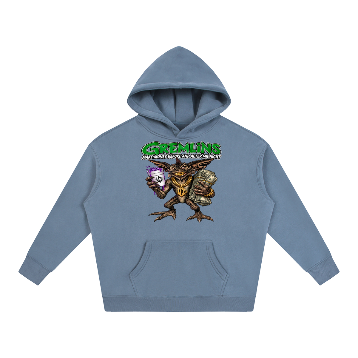 GREMLINS Oversize Fleeced Hoodie