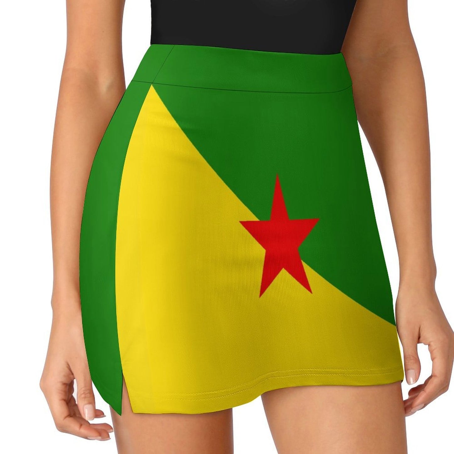 GUYANE Anti-Emptied A-Line Skirt with Pocket