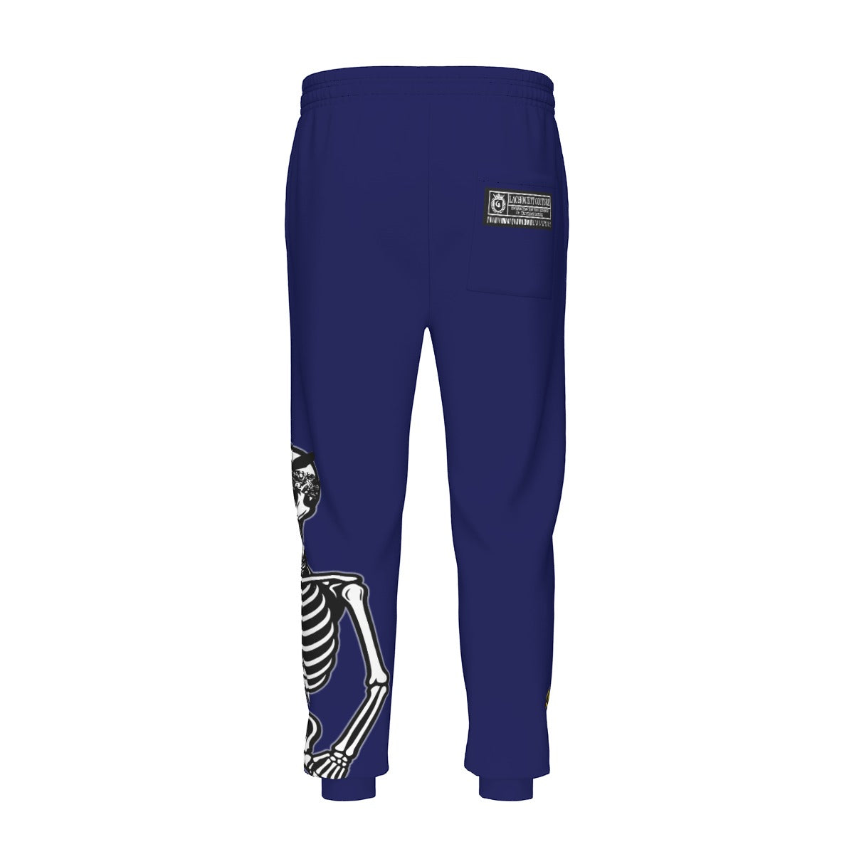 HOTSKULL NAVY Men's Sweatpants With Waistband