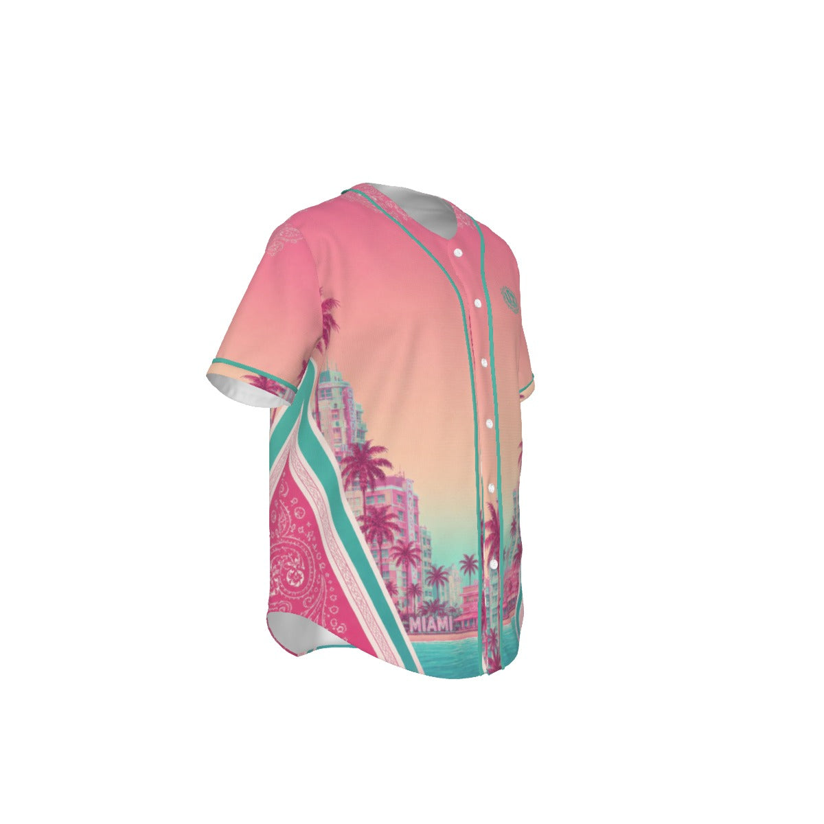 keep it gangsta miami Short Sleeve Baseball Jersey