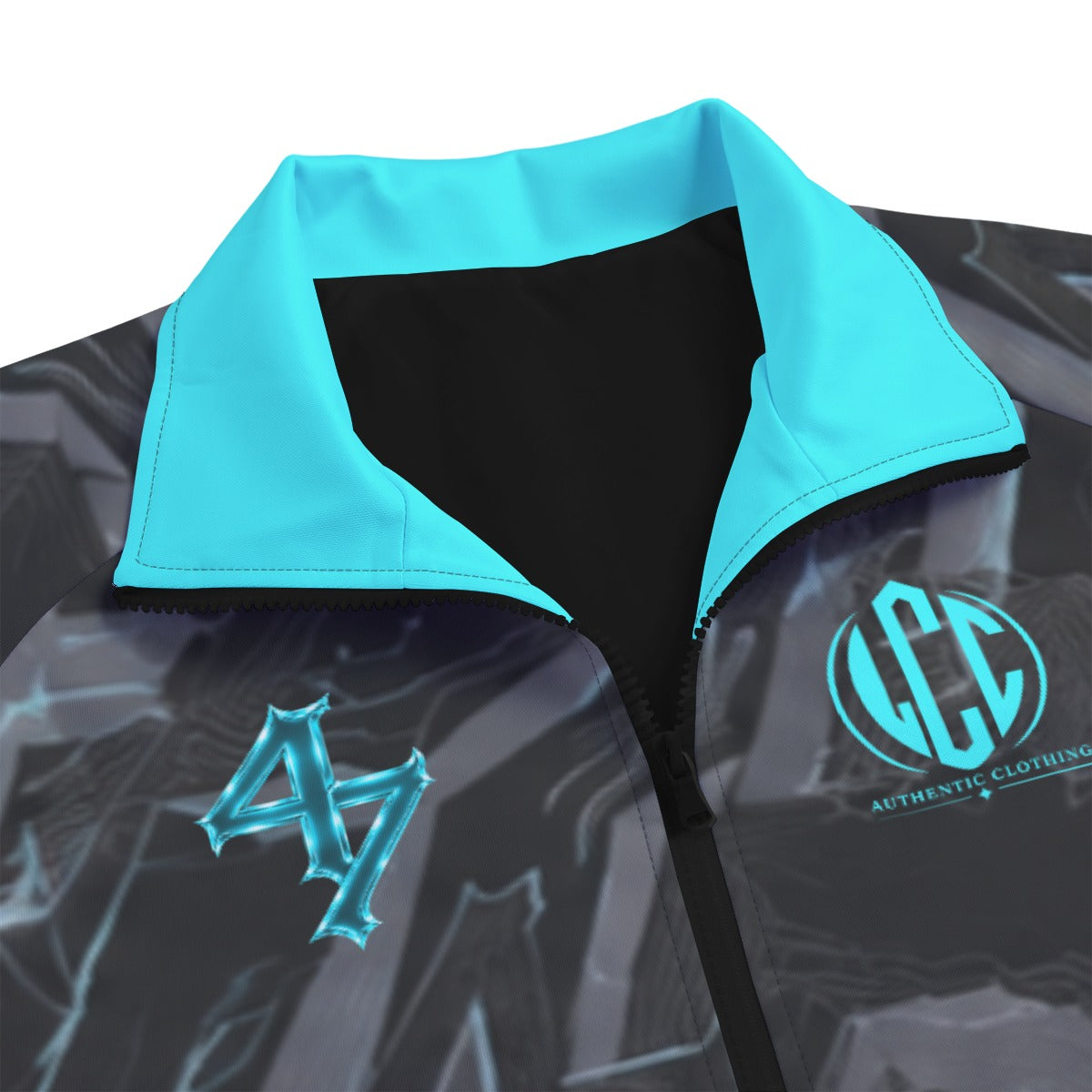 LCC WIZARD BLUE Unisex Stand Collar Jacket