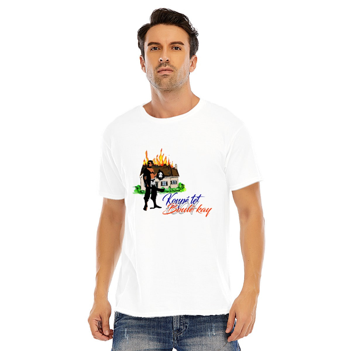 Unisex O-neck Short Sleeve T-shirt | 180GSM Cotton (DTF)