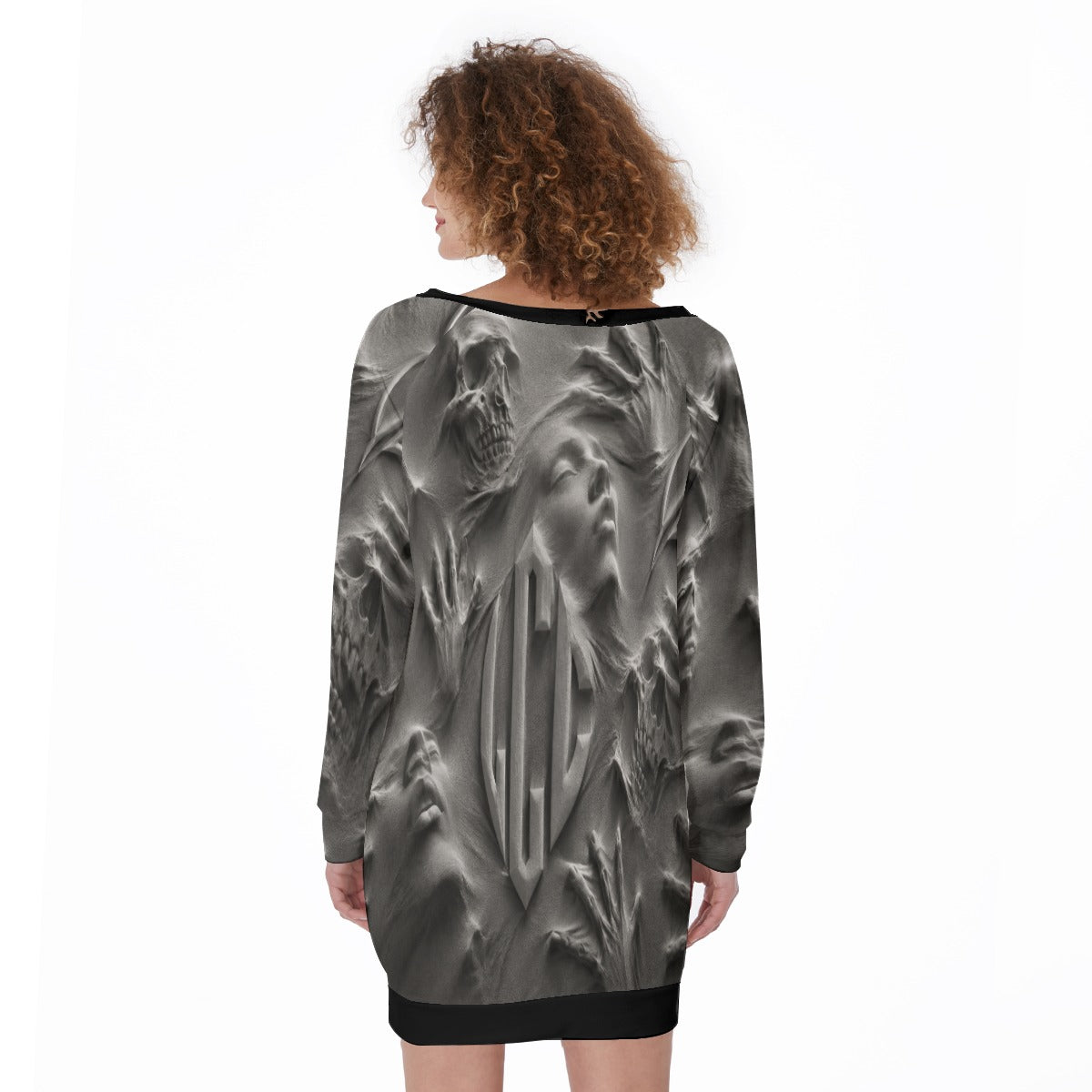 LCC GHOSTY Women's Lace-Up Sweatshirt