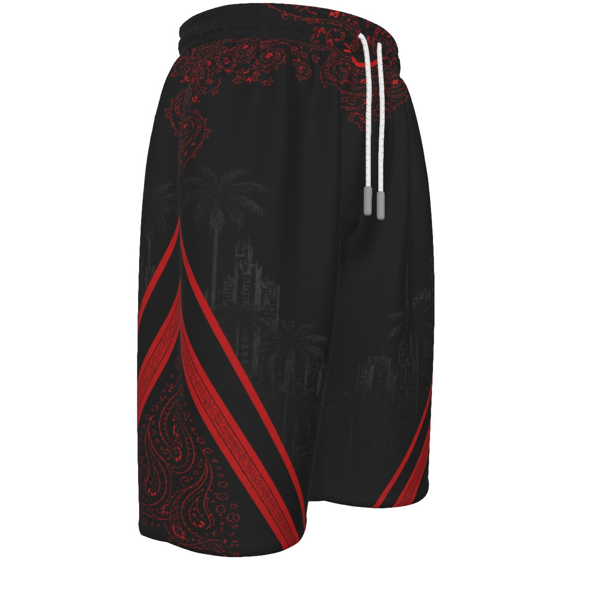 KEEP IT GANGSTA RED Unisex Straight Casual Short Cotton