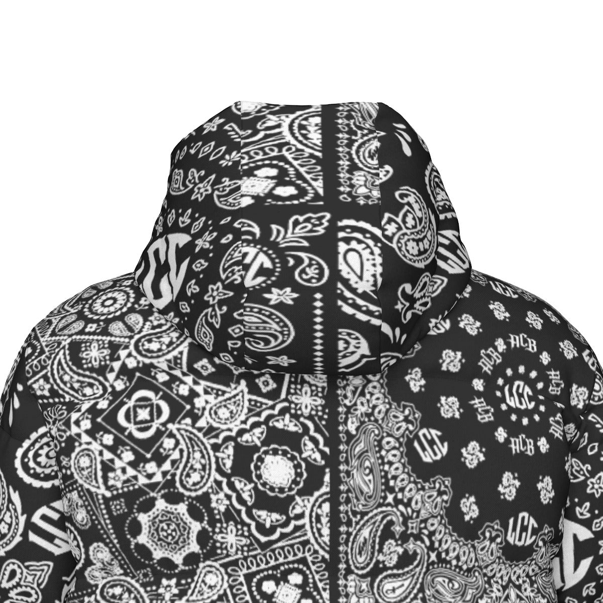 LCC FULL BANDANA BLC Unisex Long Down Jacket