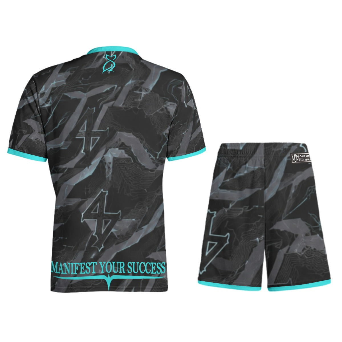 LCC WIZARD BLUE Children's Sports T-Shirt Set