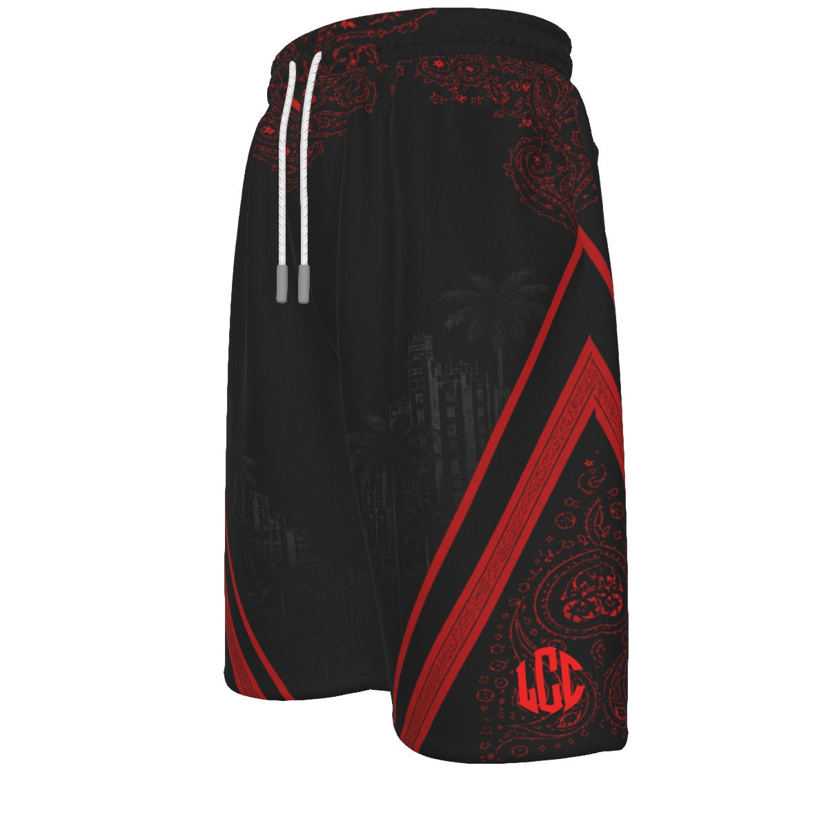KEEP IT GANGSTA RED Unisex Straight Casual Short Cotton