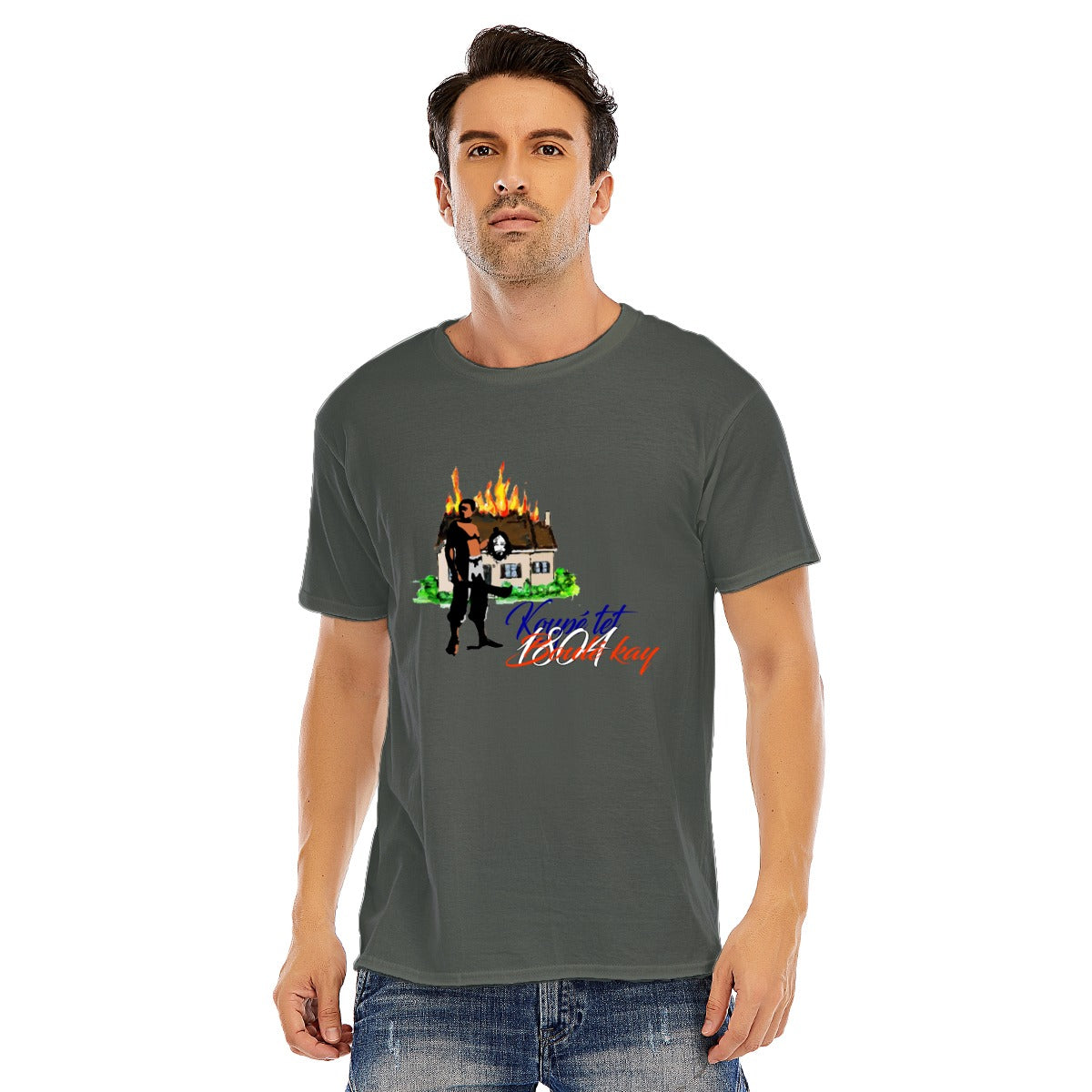 Unisex O-neck Short Sleeve T-shirt | 180GSM Cotton (DTF)