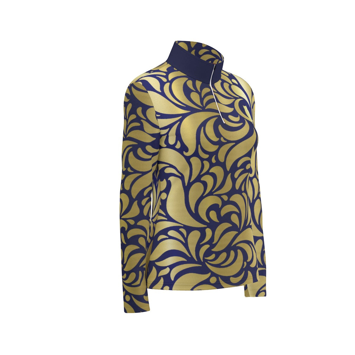GORGIOUS BLUE Women's Sports Jersey  Long Sleeve
