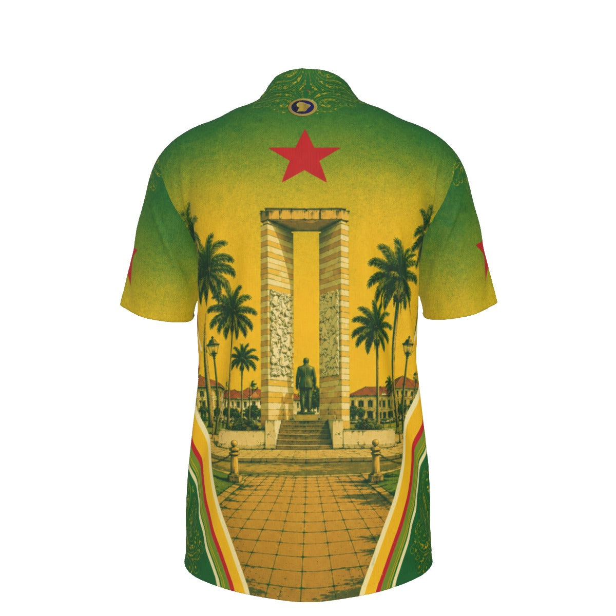 GUYANE PALMISTE Men's Polo Collar Jersey