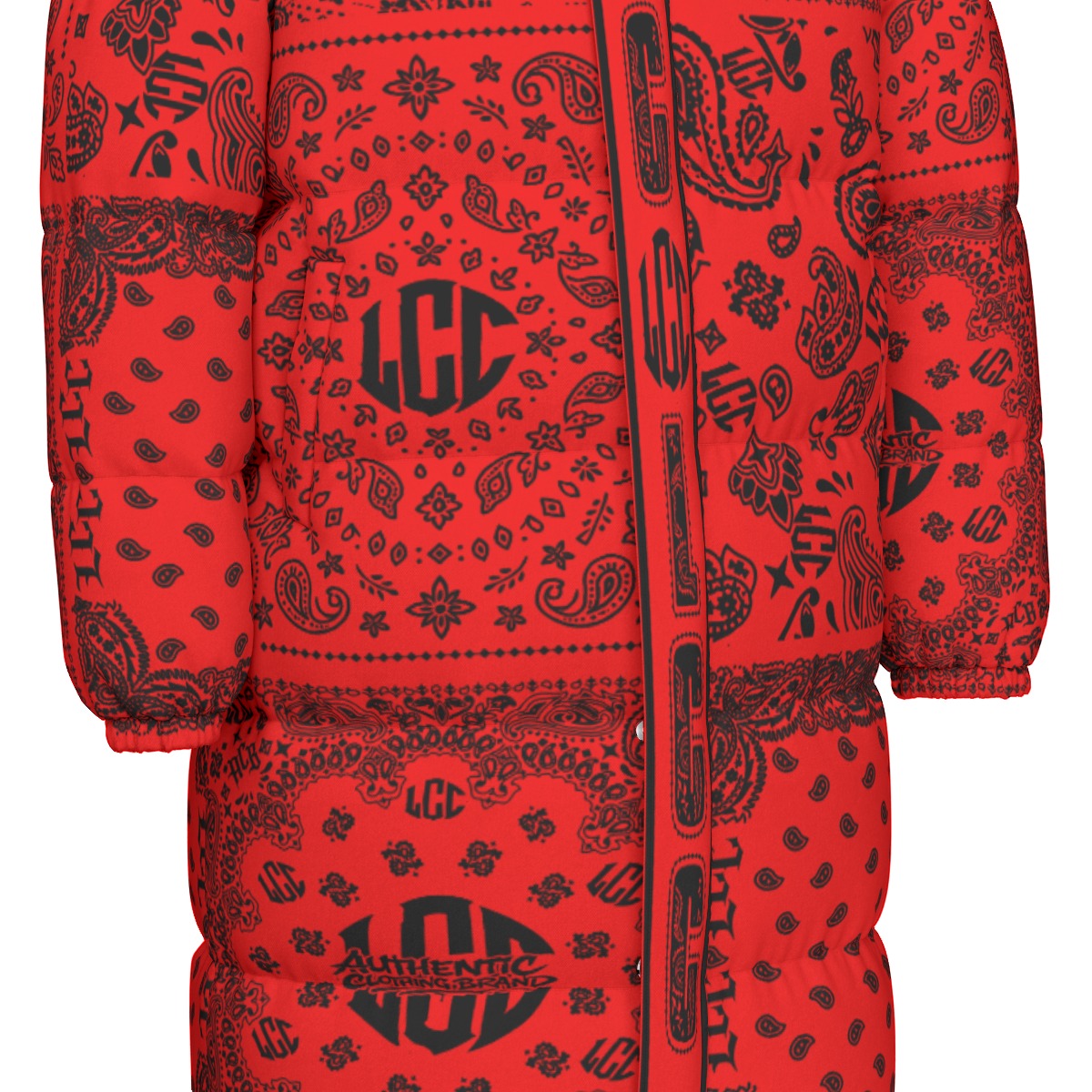 LCC BANDANA BLCRED Unisex Long Down Jacket