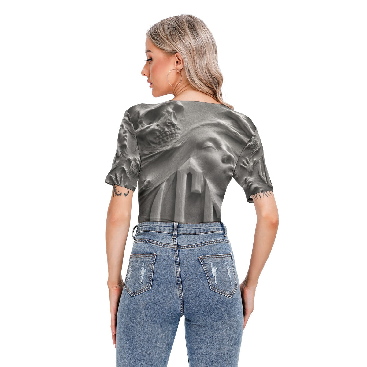 LCC GHOSTY Women's Short Sleeve Bodysuit