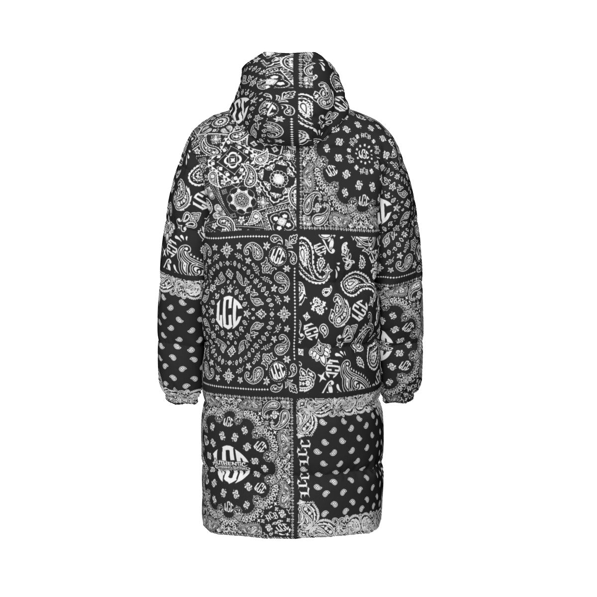 LCC FULL BANDANA BLC Unisex Long Down Jacket