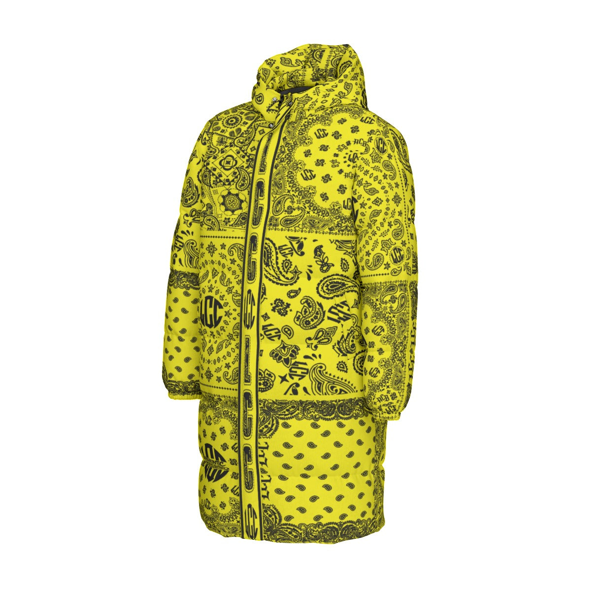 LCC FULL BANDANA YLW Unisex Long Down Jacket