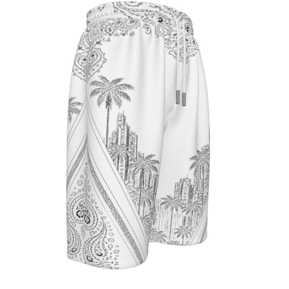 KEEP IT GANGSTA WHT Unisex Straight Casual Short Cotton