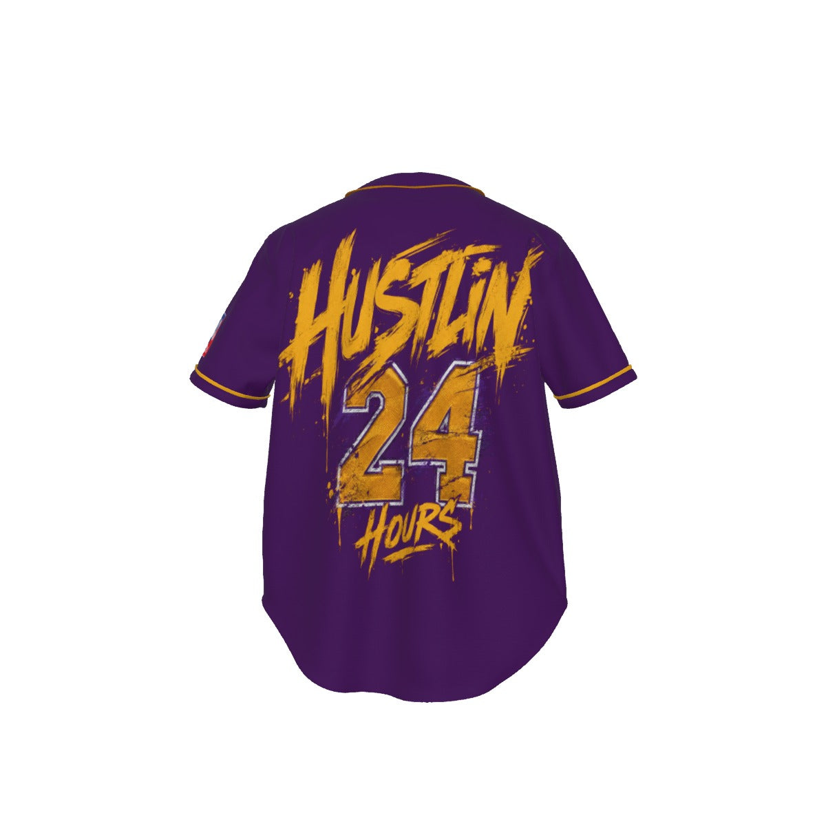 HUSTLIN 24 HOURS  Baseball Jersey
