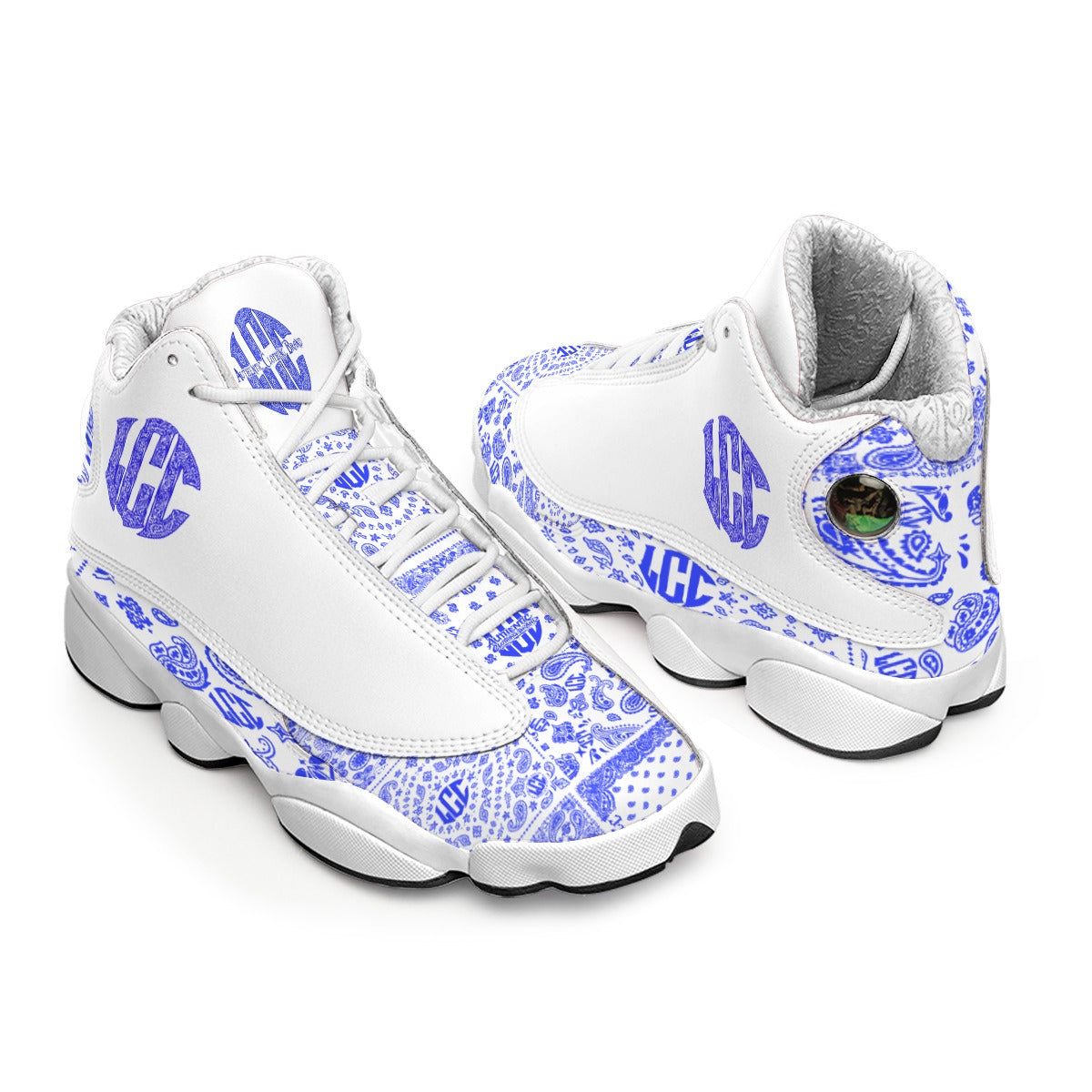 LCC FULL BANDANA WHTBLUE Basketball Shoes