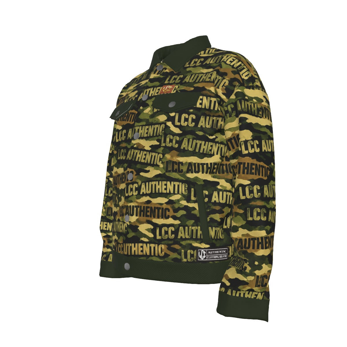 LCC CAMOUFLAGE Unisex Lapel Jacket | 245GSM Cotton