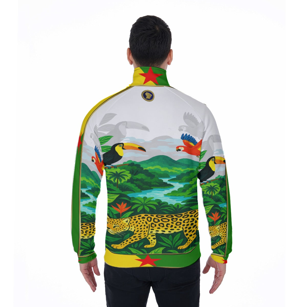 GUYANE PAYSAGE Stand Collar Jacket