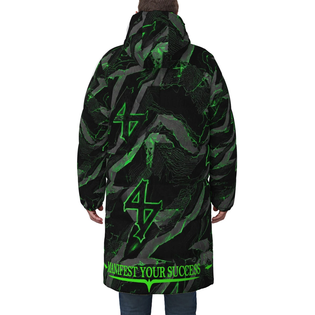 LCC WIZARD MATRIX Unisex Long Down Jacket